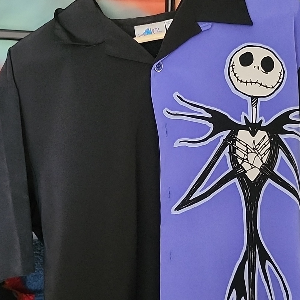 Nightmare before Christmas button down